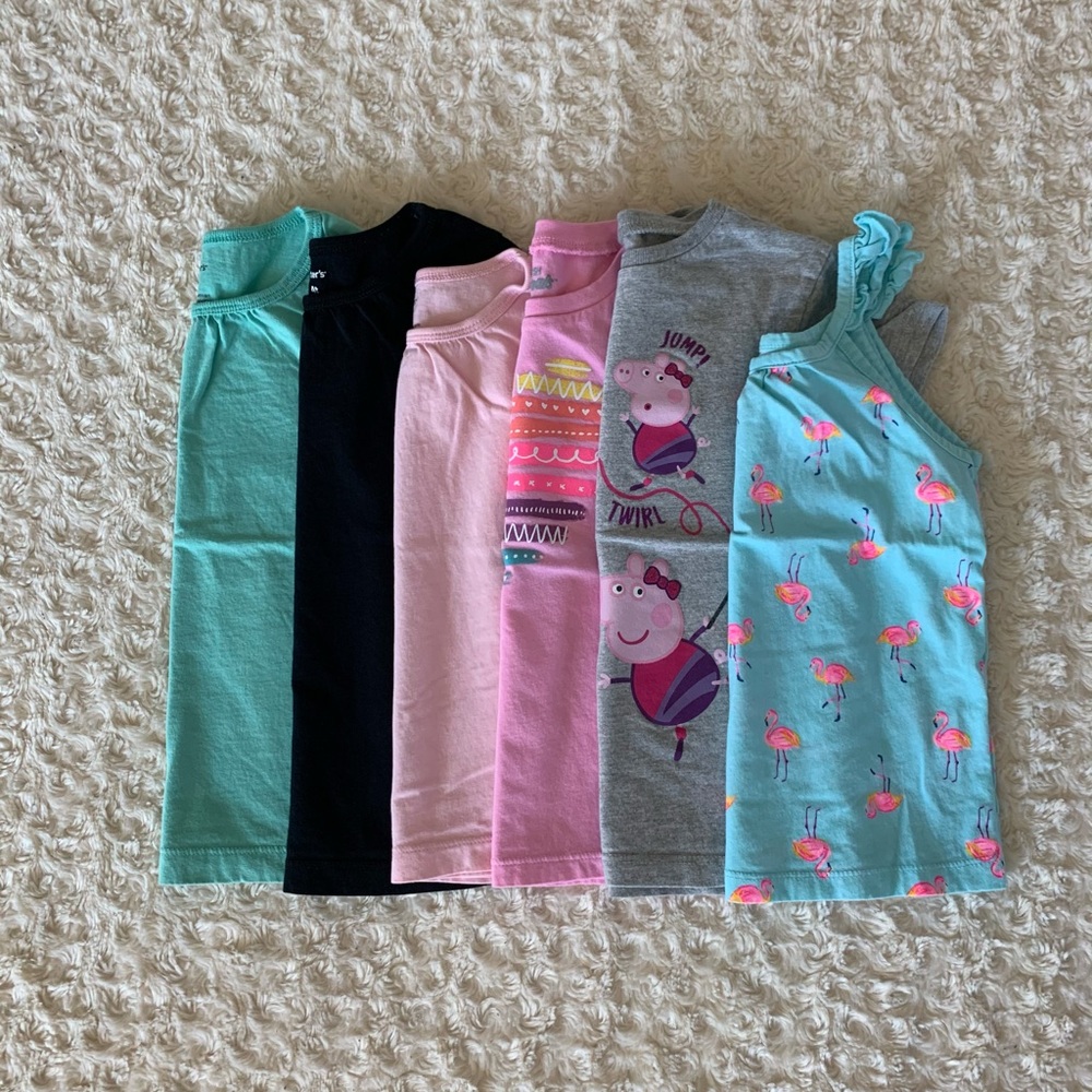 Bundle of 5 T-shirt & 1 Tank